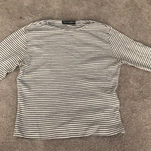 Black and white striped shirt
